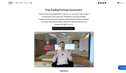 Trading Busters – Prop Trading Formula Course【2023】{Full Course Download}