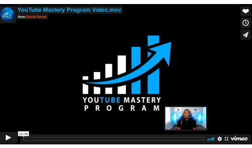 David Omari – YouTube Mastery Program { Full Course Download }