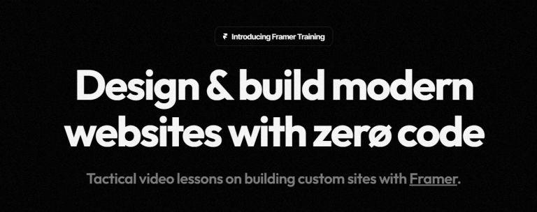 Traf – Framer Training  2024 { Full Course Download }